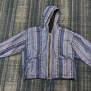 Womens - Vintage - Patterned Blue Jacket